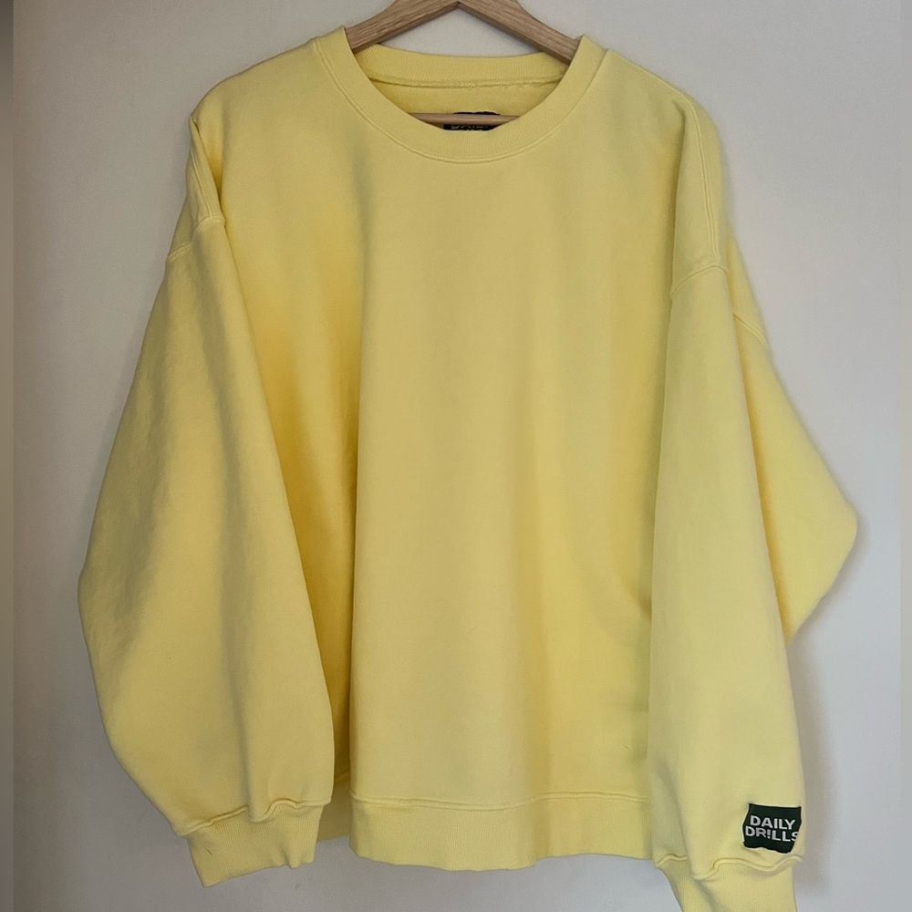 Daily Drills French terry Crewneck in lemonade